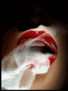 lips with fog