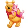 Winnie Pooh and Piglet