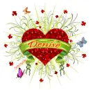 heart name tag