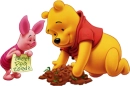 Pooh planting seeds