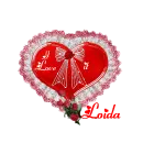 Loida's lace heart Love it