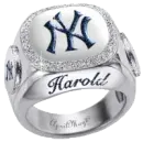 new york yankees diamond ring harold