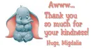 Dumbo with name Migdalia