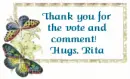 Butterfly Blinkie - Thank You
