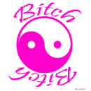 Pink Bitch Ying Yang