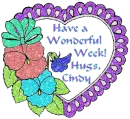 Have A Wonderful Week!  Hugs, Cindy
