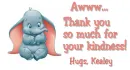 Dumbo with name Kealey