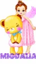 candy bar doll with name migdalia