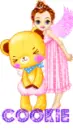 candy bar doll with name cookie