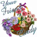 Cindy's basket of flowers