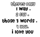 1,2,3,4 iloveyou