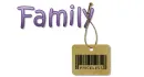 family with priceless tag
