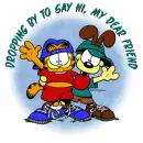 Dropping by to say hi Garfield