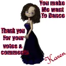 Karen's thank you dance