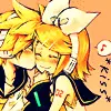 Cute Kagamine Twins Kiss
