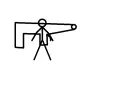 gun shot at stickman
