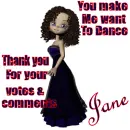 Jane's Thank you dance. 