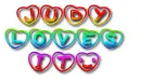 judy loves it rainbow bearts