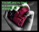 you left...