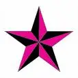 Pink Nautical Star