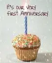 Anniversary Cupcake