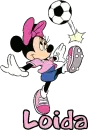 Loida Minnie Mouse Soccer