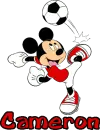 Cameron Mickey Mouse Soccer