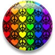 peace button