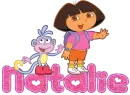 Natalie with Dora & Boots