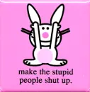 make the stupid people shut up