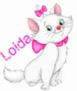 Marie cat with name Loida