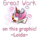 great work with name Loida