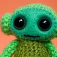 Green Kawaii Minty the monkey