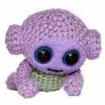 Purple Kawaii Mollie the monkey
