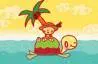 Kawaii Monkey on Kawaii Turtle Island