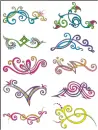 Oriental Pinstripes