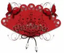 Red fan Christy