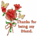 Thanks for being my friend
