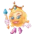 princess on phone