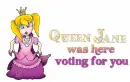 queen jane was here voting
