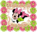 Welcome to my page, Minnie Mouse