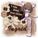 I'm just too cute, Ingrid