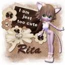 I'm just too cute, Rita