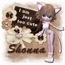 I'm just too cute, Shonna