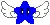 Blue Star w/ Wings
