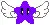 Purple Star w/ Wings