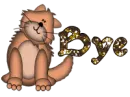 Bye with cat