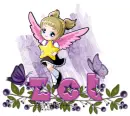 Girl holding a star