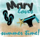 Mary loves summer time!