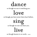 dance,love,sing,live